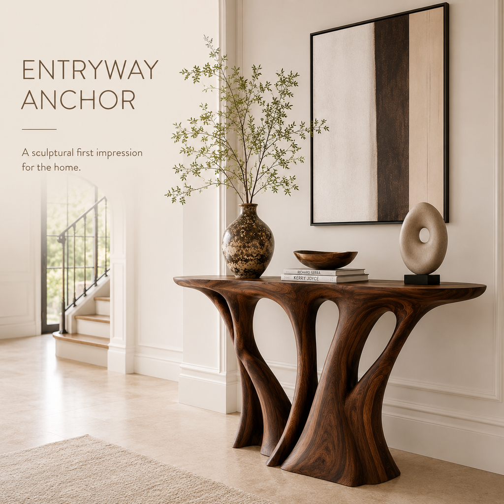 Aurelle Sculptural Console Table - Design 293 - product image 02