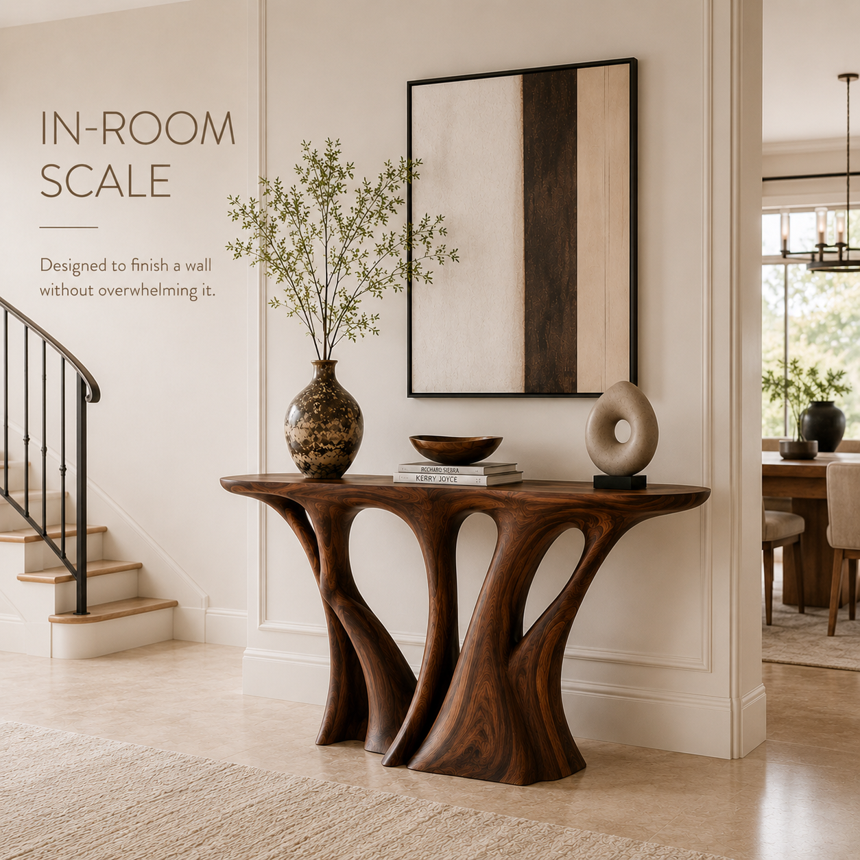Aurelle Sculptural Console Table - Design 293 - product image 04
