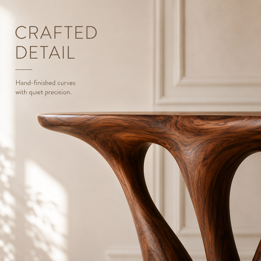 Aurelle Sculptural Console Table - Design 293 - product image 06