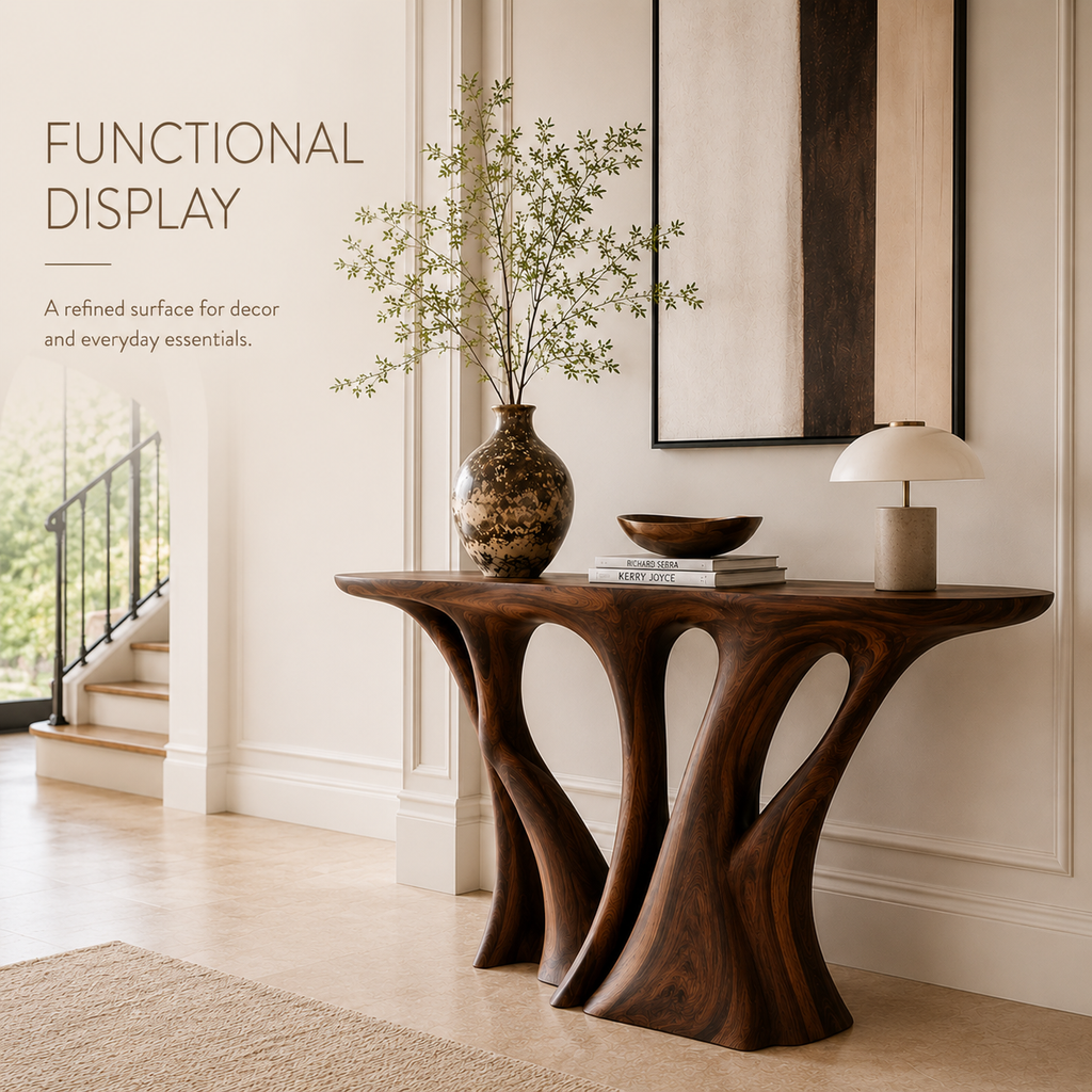 Aurelle Sculptural Console Table - Design 293 - product image 07