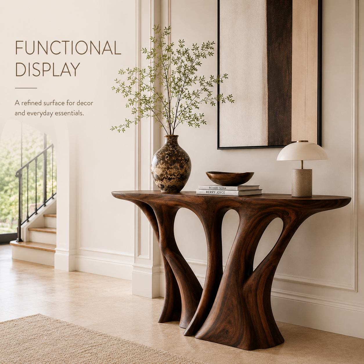 Aurelle Sculptural Console Table - Design 293 - product image 07