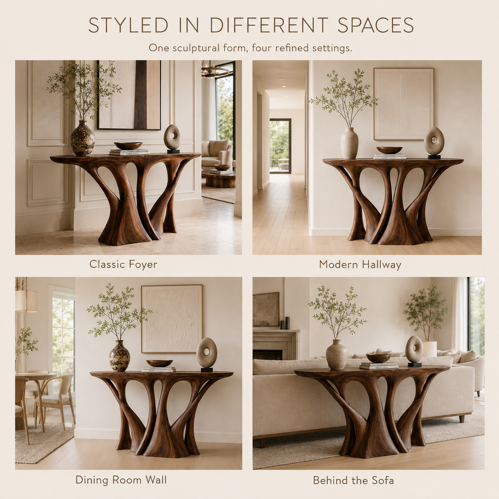 Aurelle Sculptural Console Table - Design 293 - product image 11