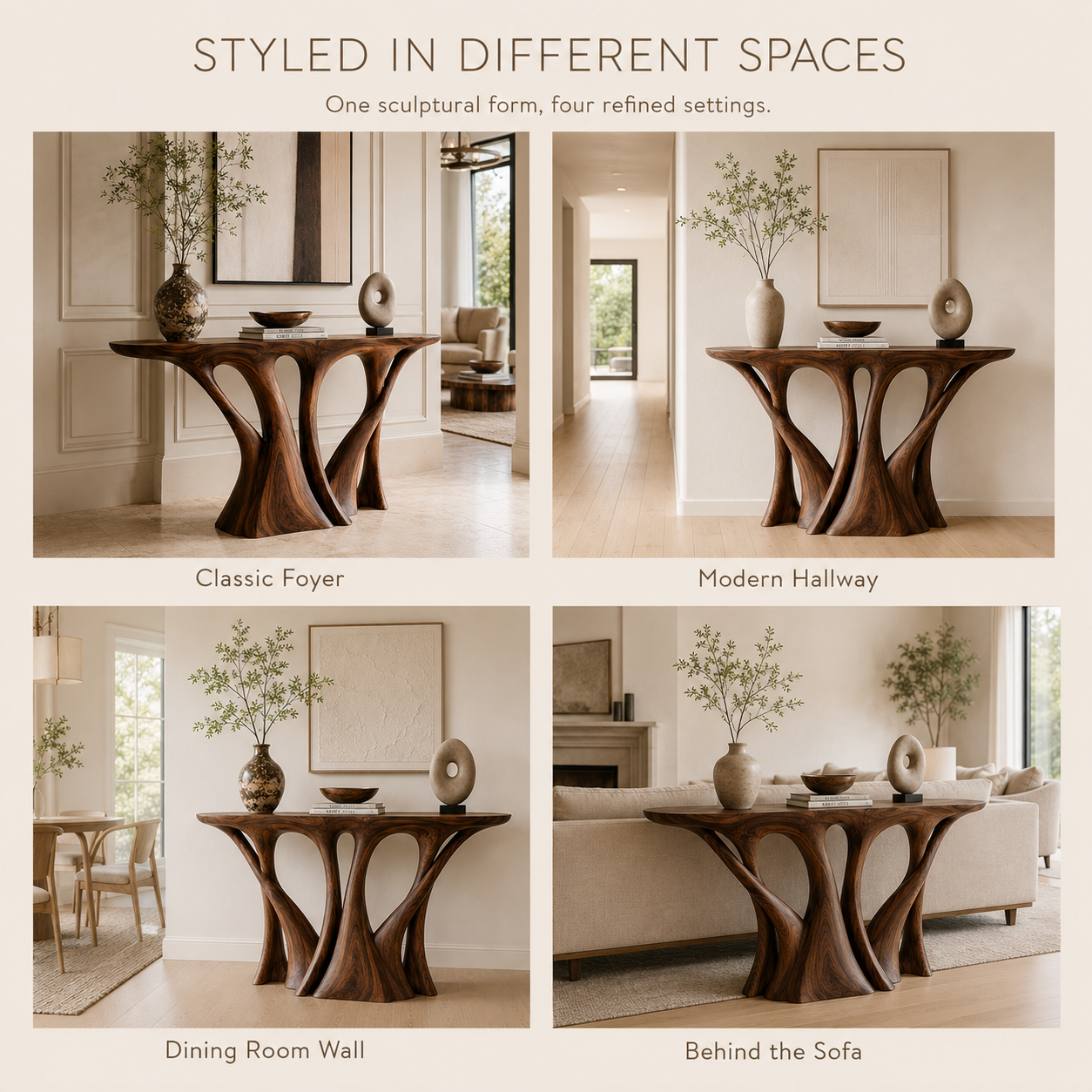 Aurelle Sculptural Console Table - Design 293 - product image 11