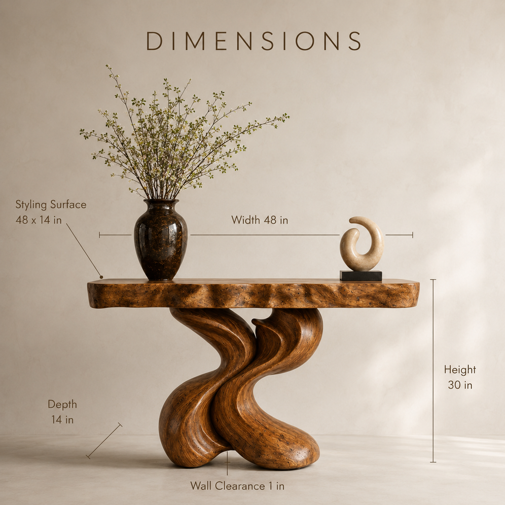 Caldera Organic Hall Console Table - Design 295 - product image 08