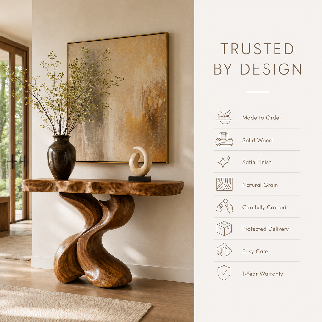 Caldera Organic Hall Console Table - Design 295 - product image 09