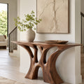 Soren Rounded Wood Console Table - Design 296 - square cover image