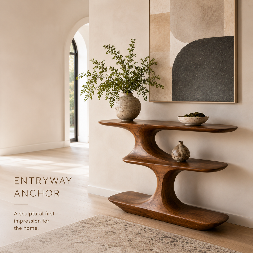 Liora Warm Walnut Console Table - Design 300 - product image 02