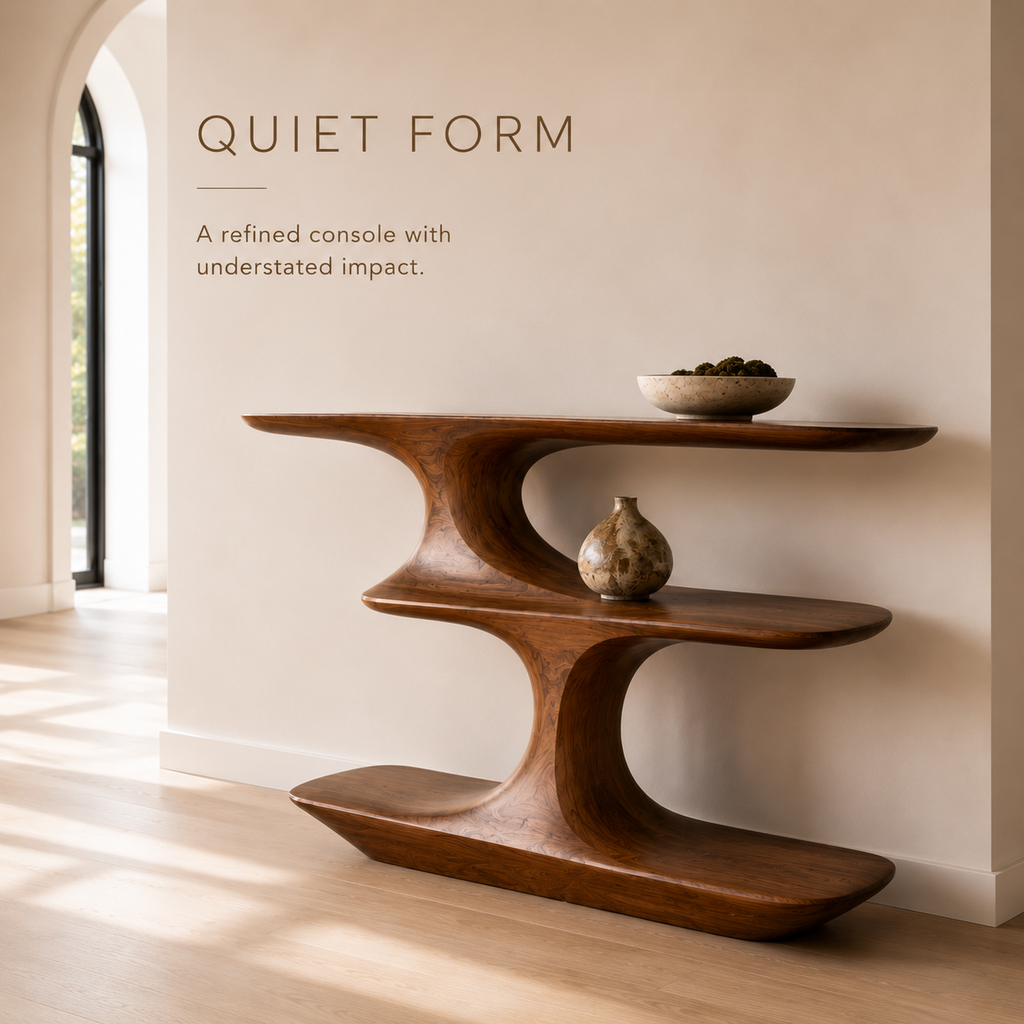 Liora Warm Walnut Console Table - Design 300 - product image 03
