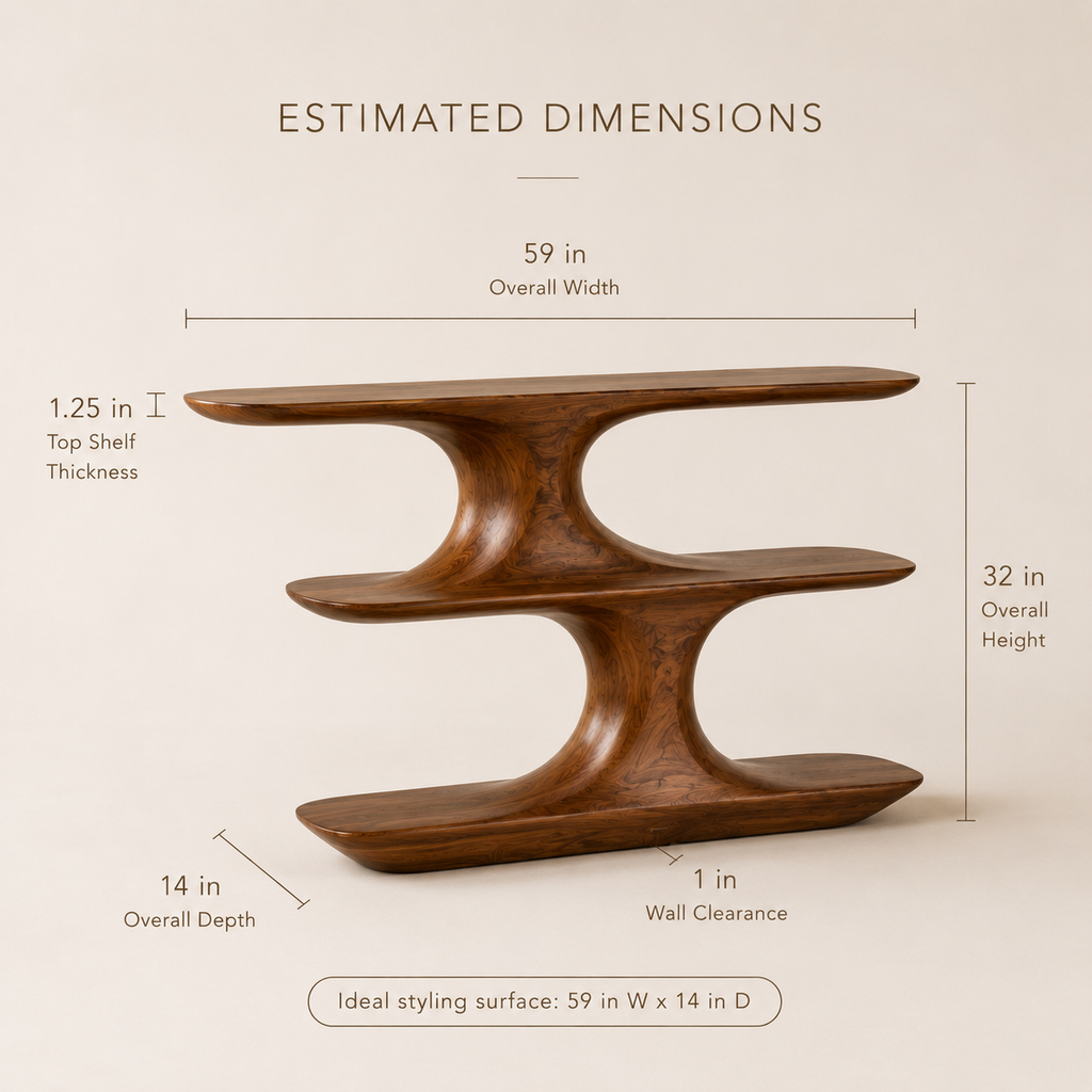 Liora Warm Walnut Console Table - Design 300 - product image 08