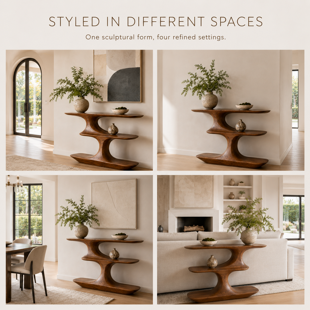 Liora Warm Walnut Console Table - Design 300 - product image 11
