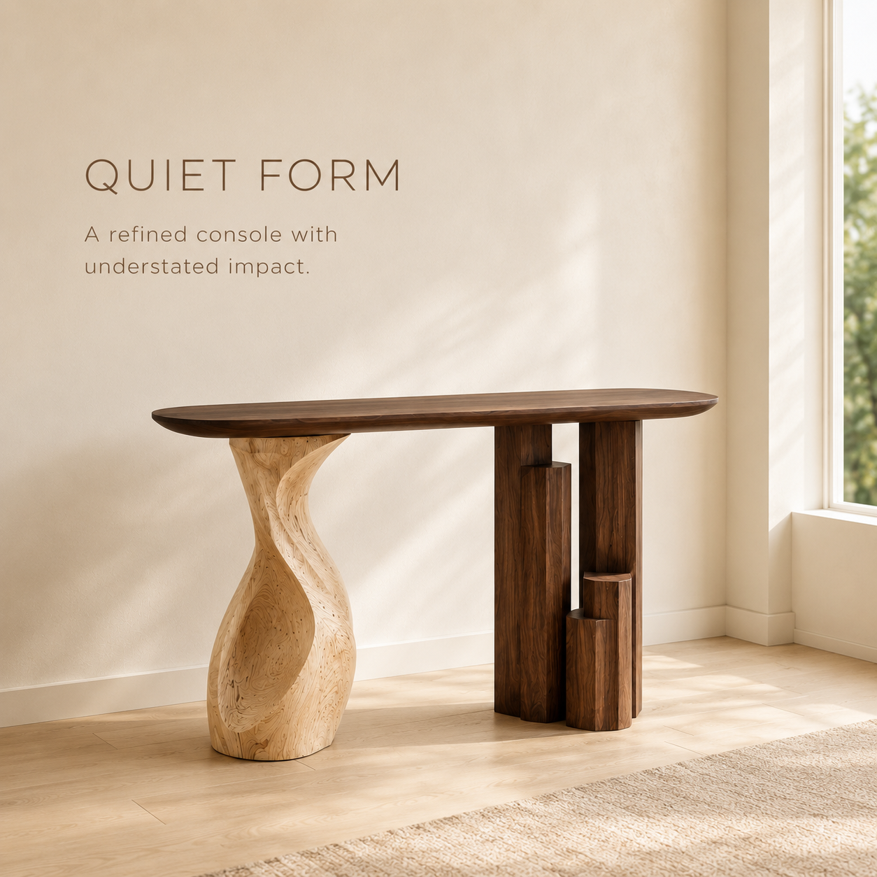Rowan Hollow Form Console Table - Design 301 - product image 03