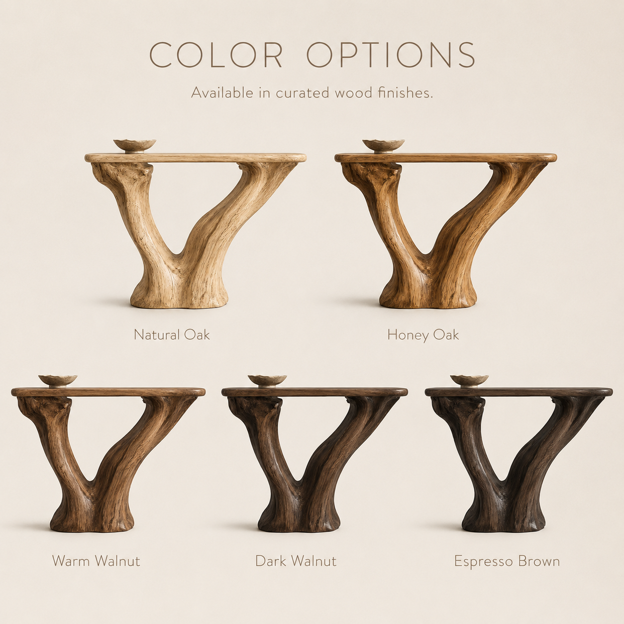 Brielle Sculpted Hall Console Table - Design 302 - product image 03