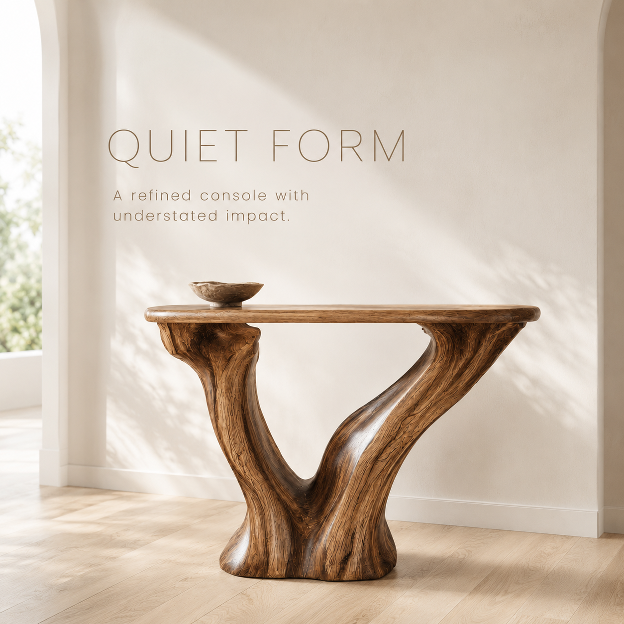 Brielle Sculpted Hall Console Table - Design 302 - product image 04