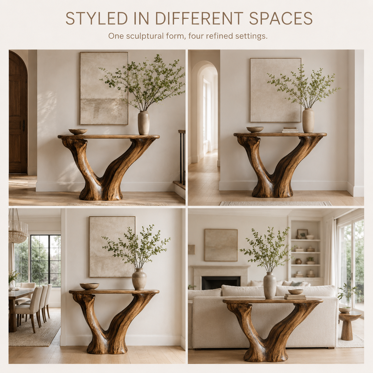 Brielle Sculpted Hall Console Table - Design 302 - product image 11