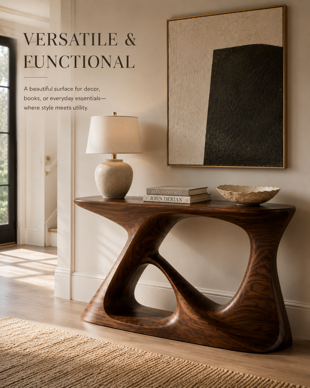 Orin Organic Modern Console Table - Design 303 - product image 06