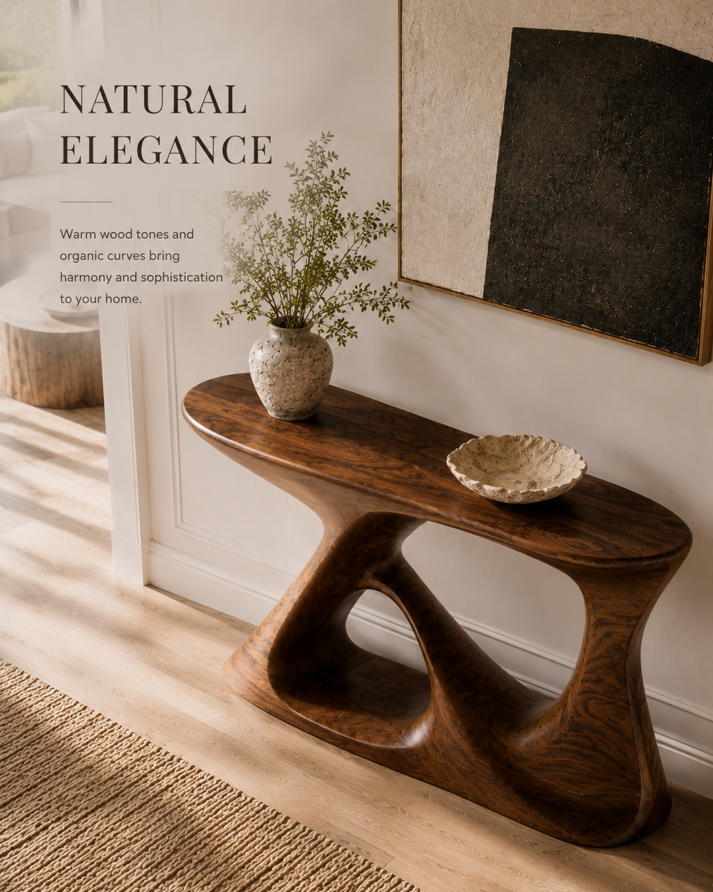 Orin Organic Modern Console Table - Design 303 - product image 08