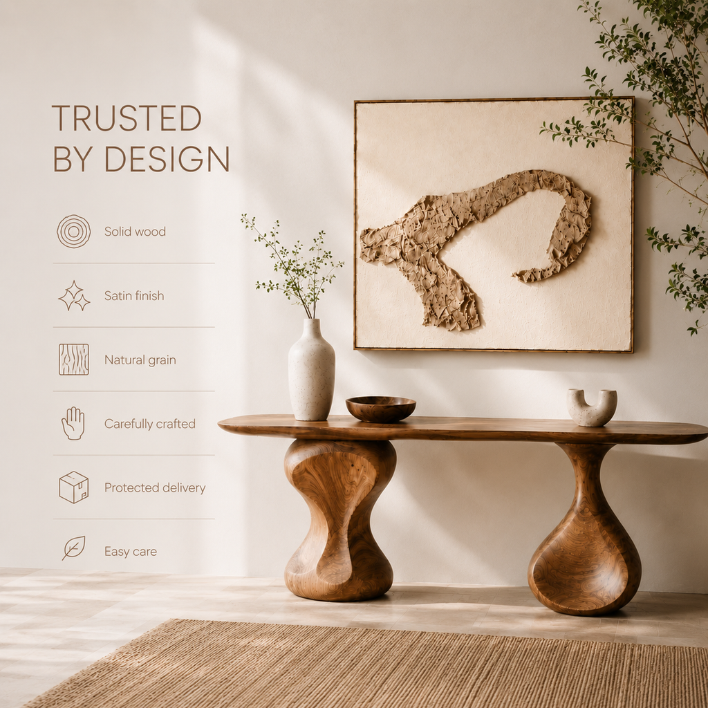 Caldera Organic Hall Console Table - Design 306 - product image 09