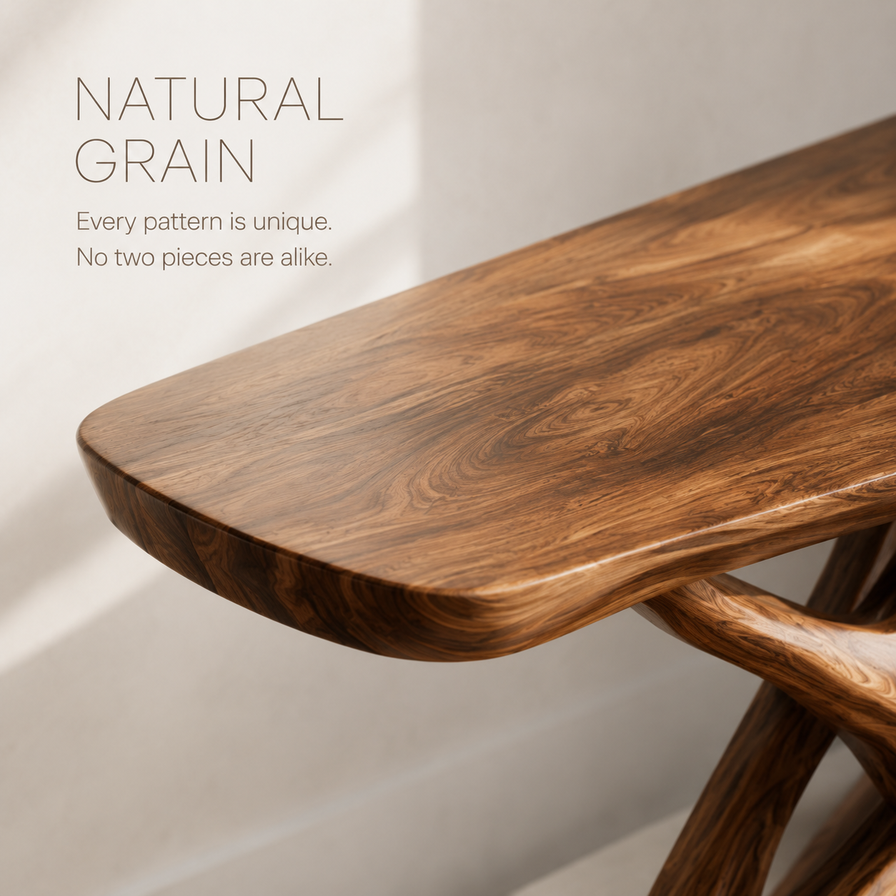 Soren Rounded Wood Console Table - Design 307 - product image 05