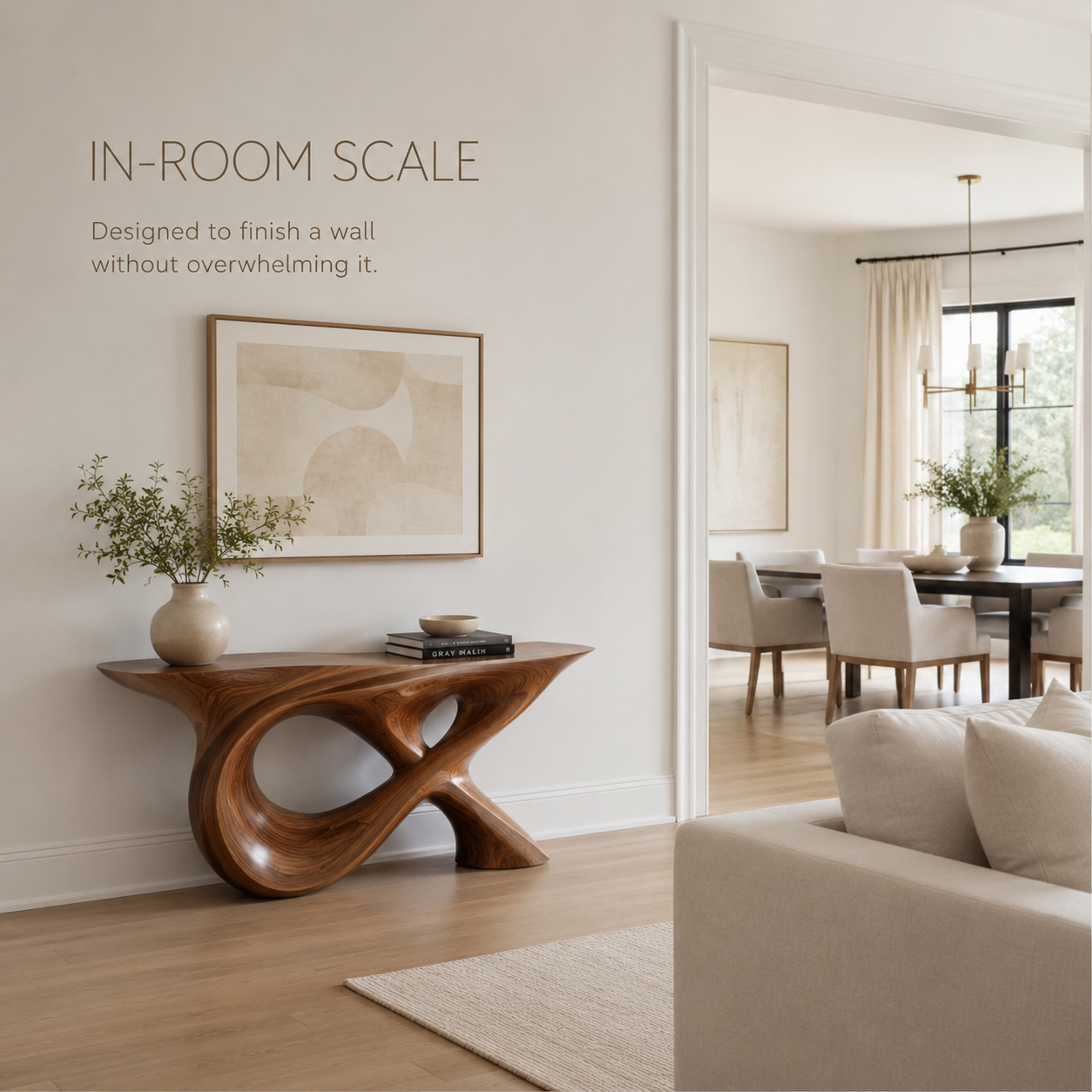 Veyra Soft Curve Console Table - Design 309 - product image 04