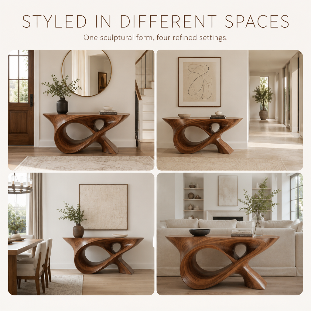 Veyra Soft Curve Console Table - Design 309 - product image 10
