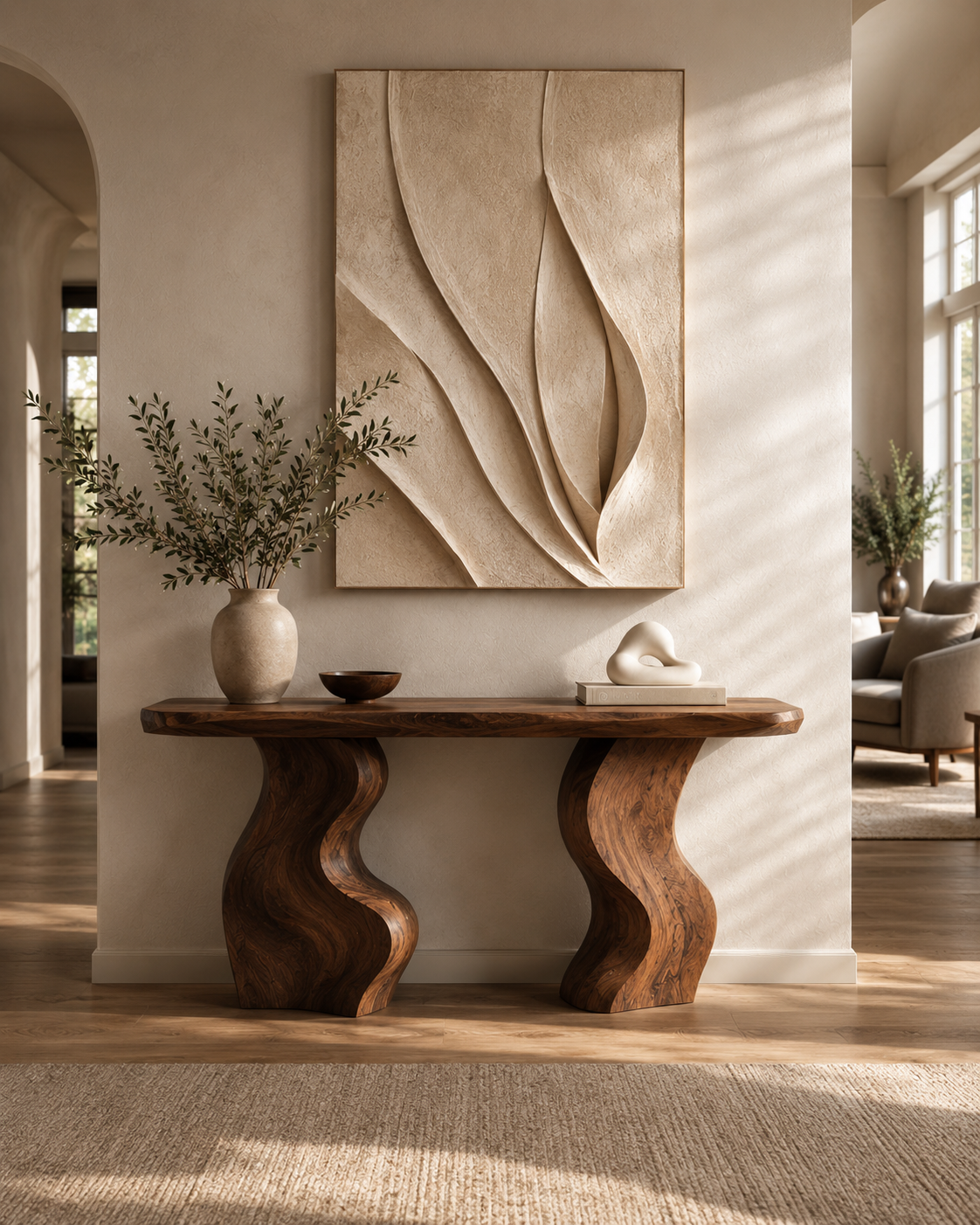 Nolan Arc Entry Console Table - Design 310 - main view