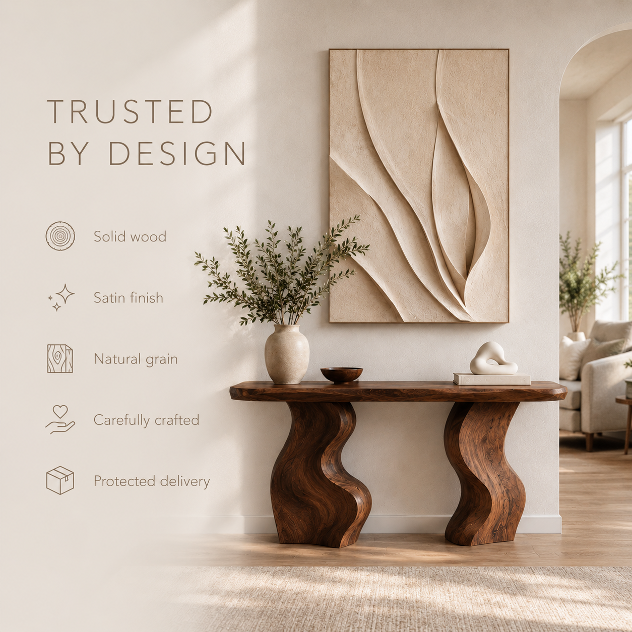 Nolan Arc Entry Console Table - Design 310 - product image 09