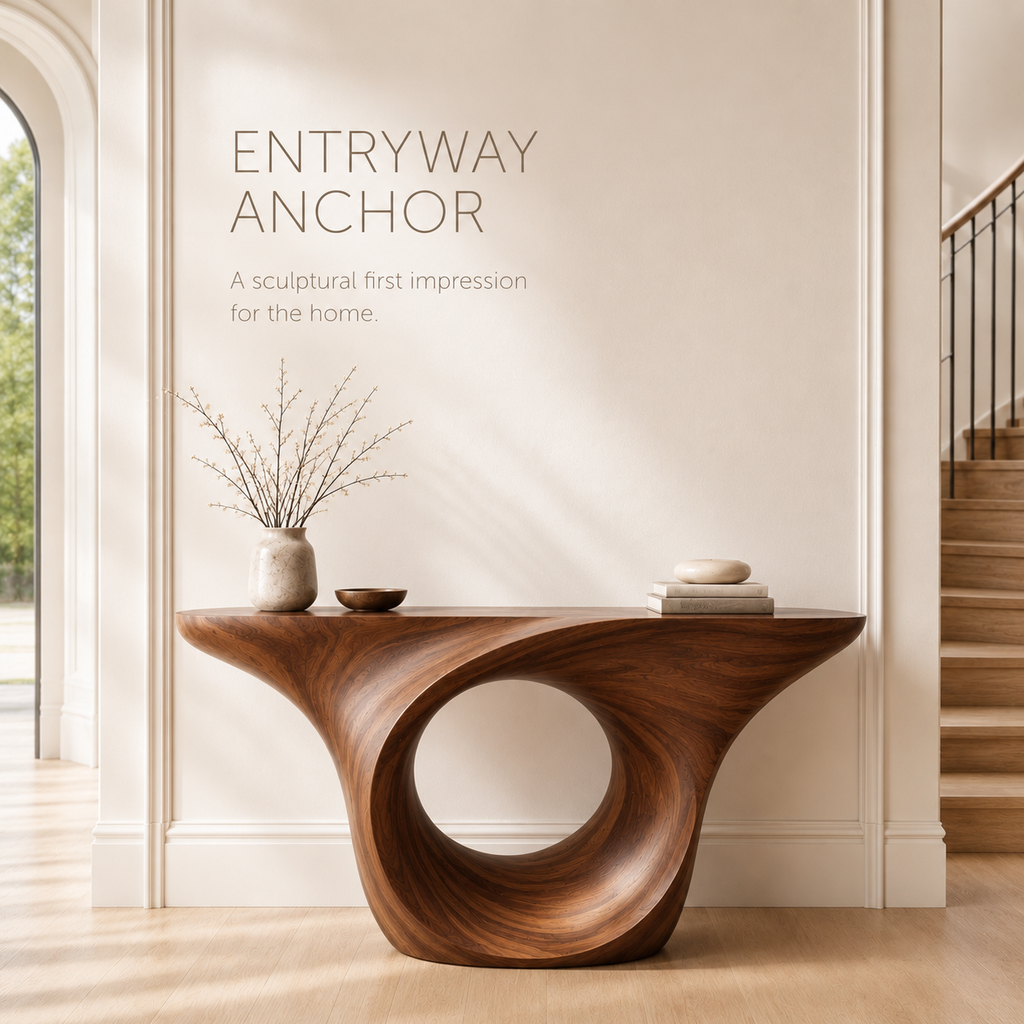 Liora Warm Walnut Console Table - Design 311 - product image 02