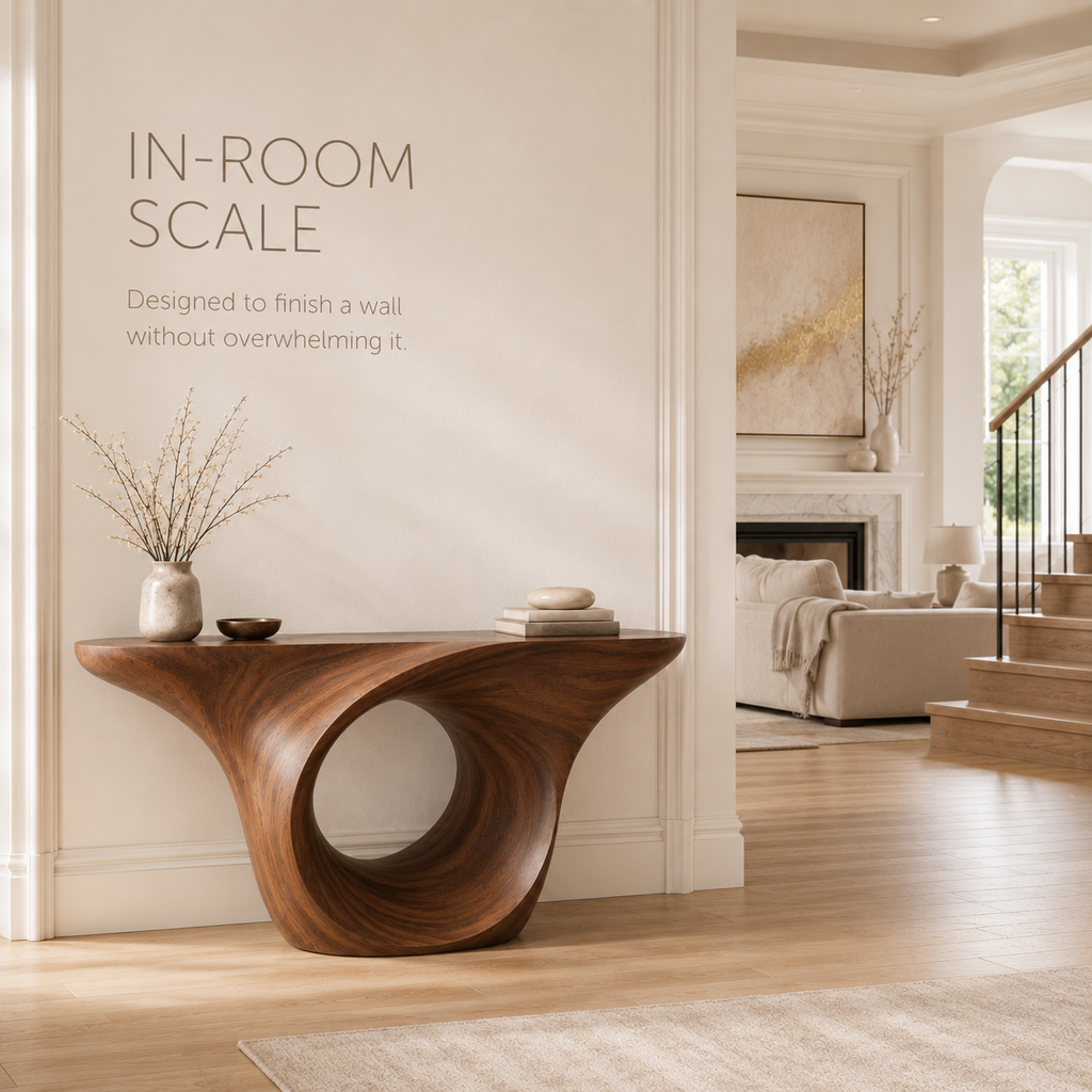 Liora Warm Walnut Console Table - Design 311 - product image 04