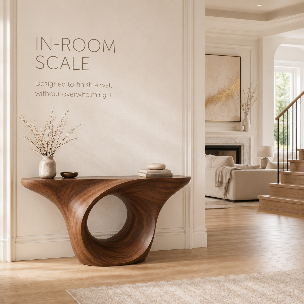 Liora Warm Walnut Console Table - Design 311 - product image 04