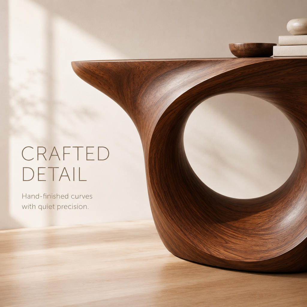 Liora Warm Walnut Console Table - Design 311 - product image 05