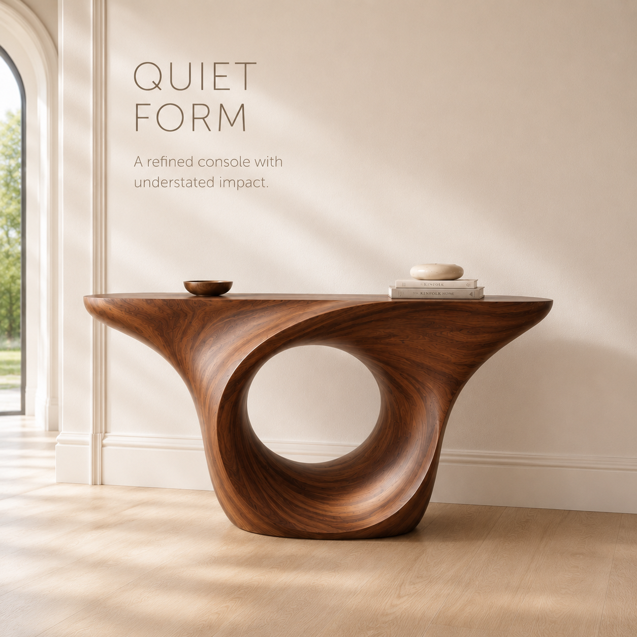 Liora Warm Walnut Console Table - Design 311 - product image 07