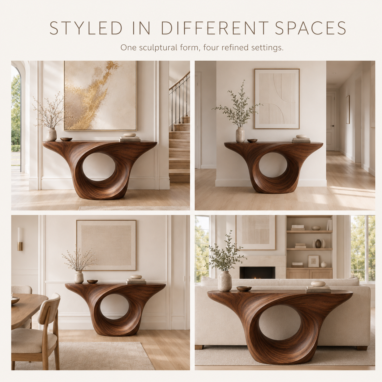 Liora Warm Walnut Console Table - Design 311 - product image 10
