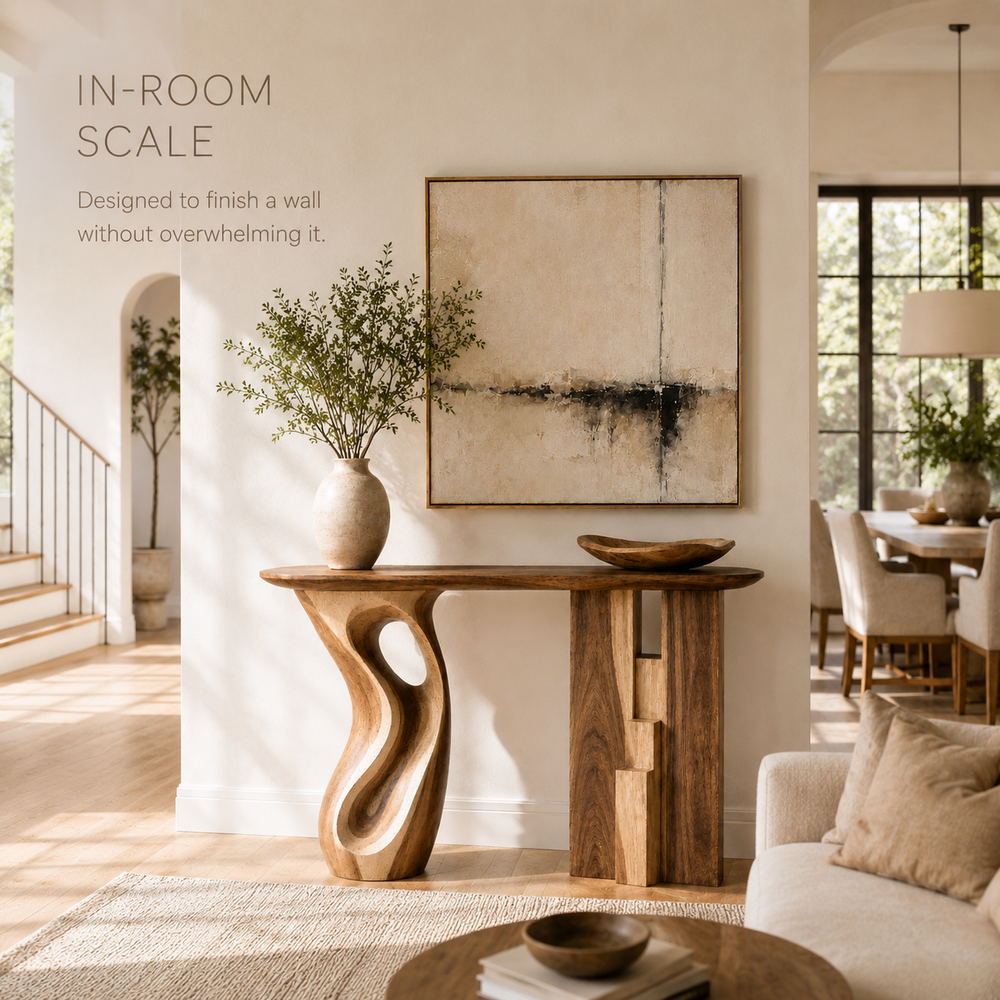 Brielle Sculpted Hall Console Table - Design 313 - product image 04