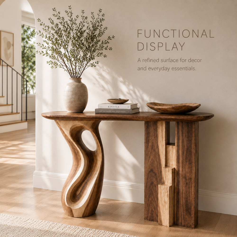Brielle Sculpted Hall Console Table - Design 313 - product image 07