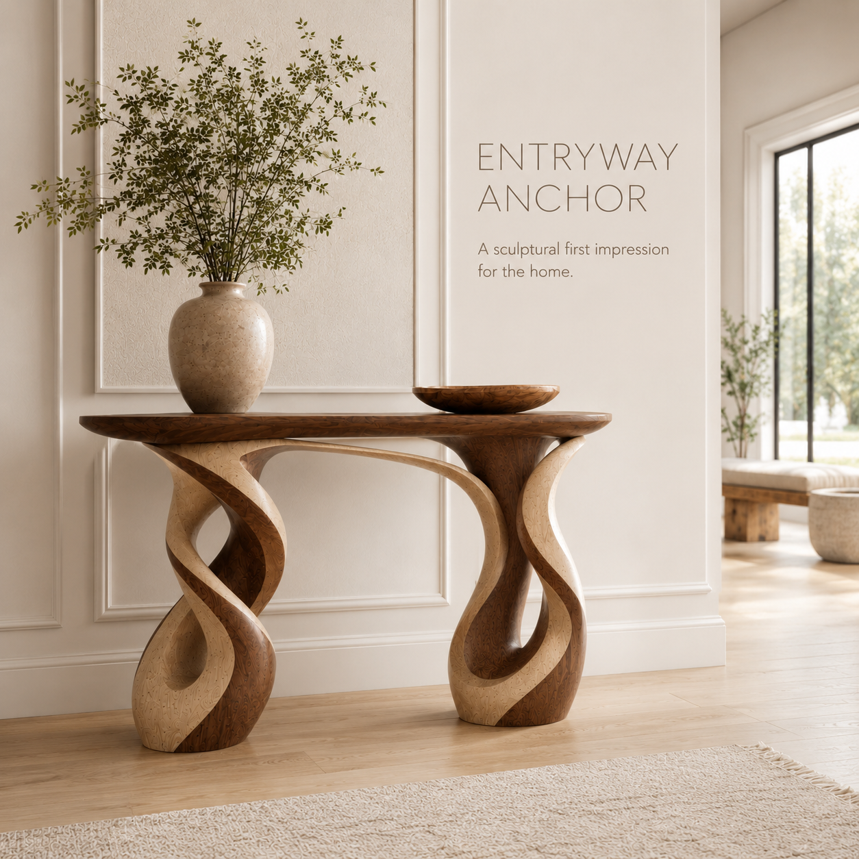 Orin Organic Modern Console Table - Design 314 - product image 02