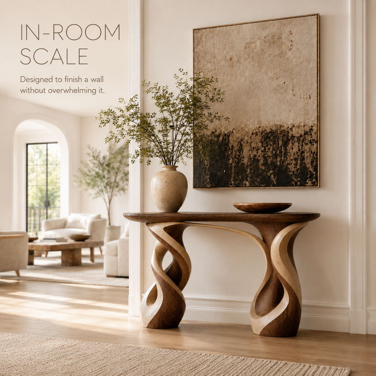 Orin Organic Modern Console Table - Design 314 - product image 04