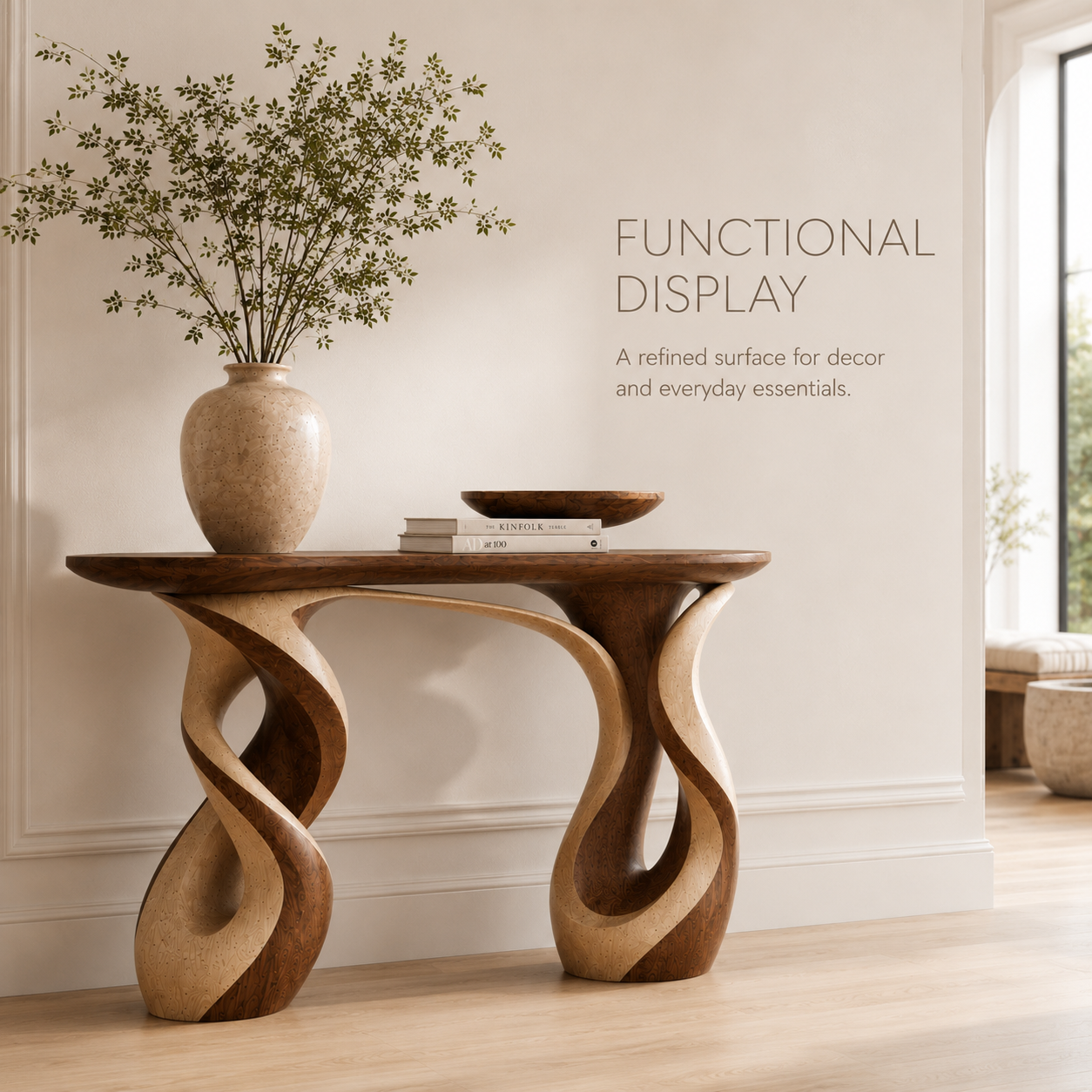 Orin Organic Modern Console Table - Design 314 - product image 07