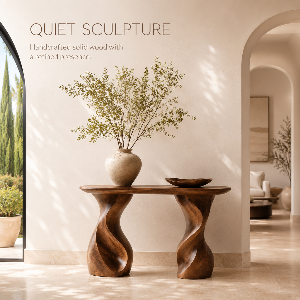Selene Rounded Foyer Console Table - Design 315 - product image 02