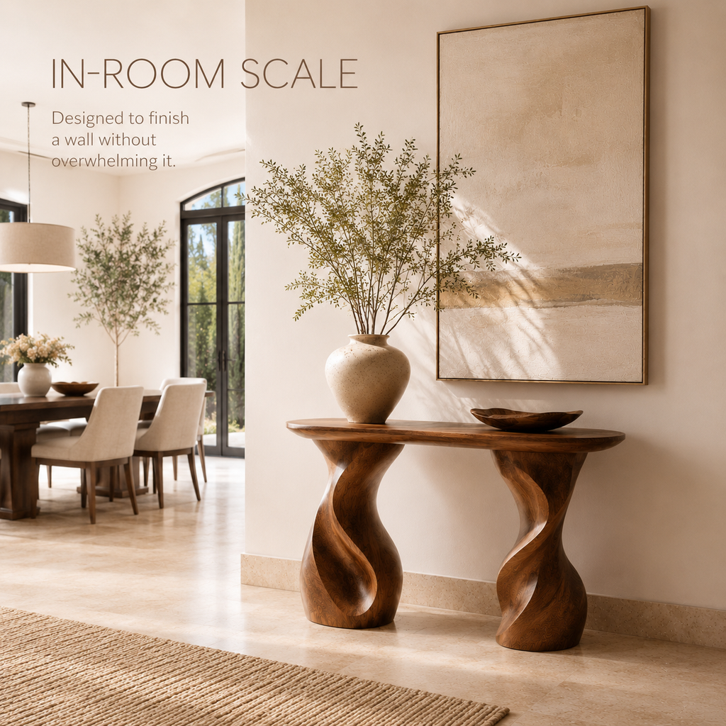 Selene Rounded Foyer Console Table - Design 315 - product image 04