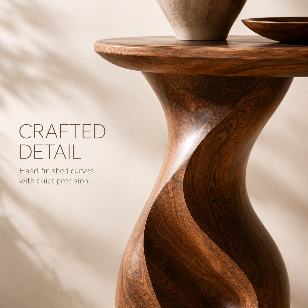 Selene Rounded Foyer Console Table - Design 315 - product image 06