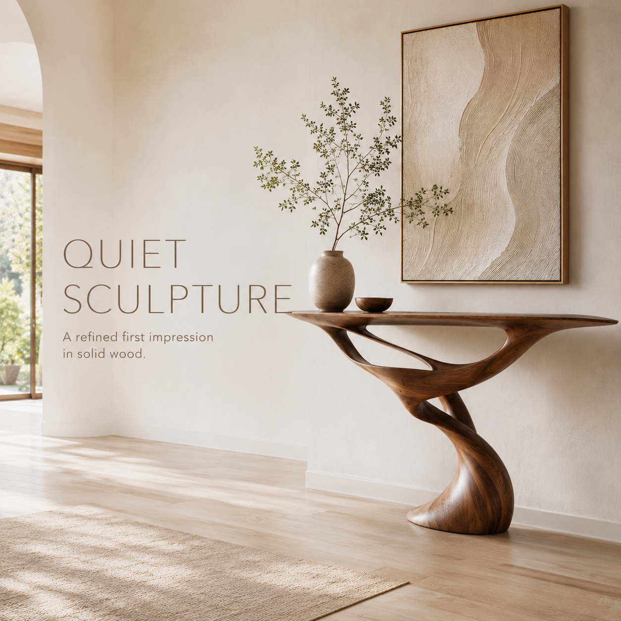 Mira Flow Wood Console Table - Design 317 - product image 02