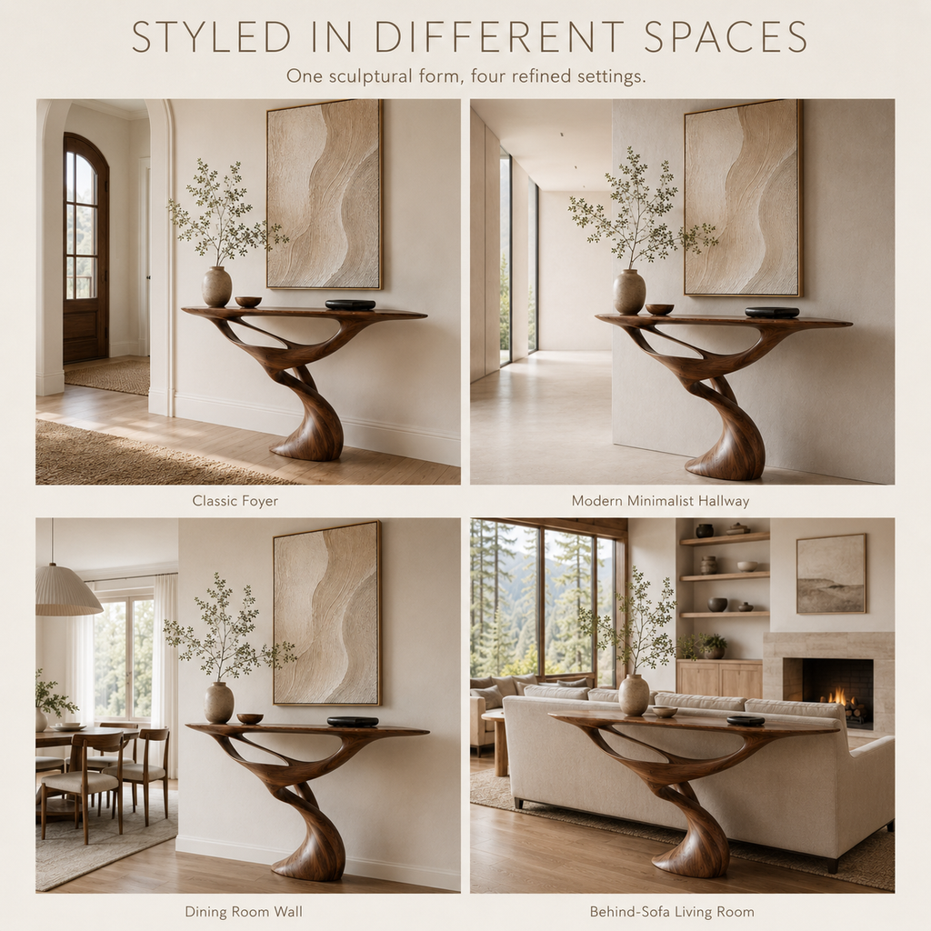 Mira Flow Wood Console Table - Design 317 - product image 10