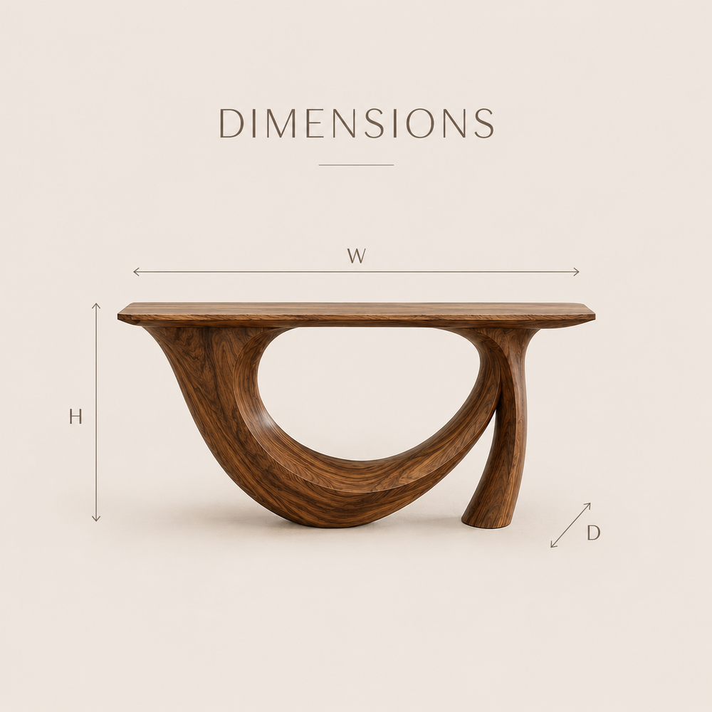 Talia Soft Edge Console Table - Design 318 - product image 08