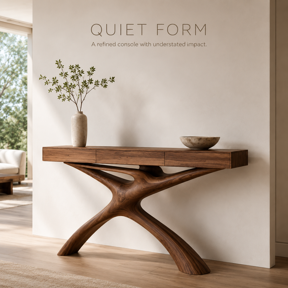 Vale Sculptural Entry Console Table - Design 319 - product image 03