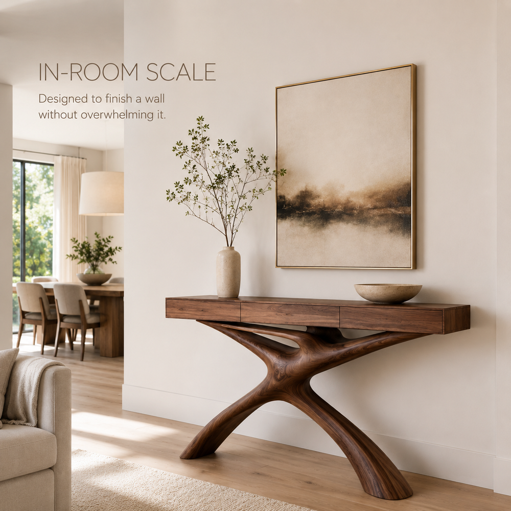 Vale Sculptural Entry Console Table - Design 319 - product image 04
