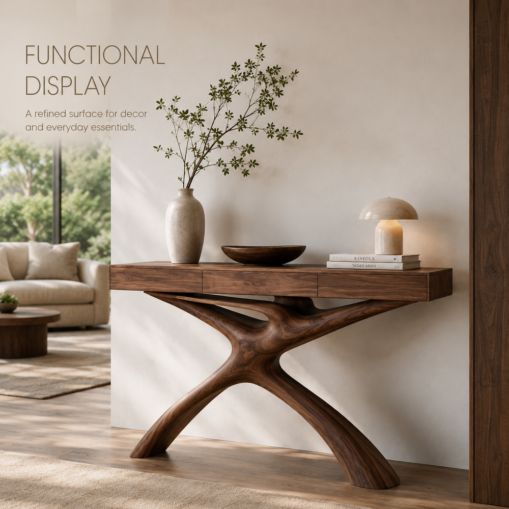 Vale Sculptural Entry Console Table - Design 319 - product image 07