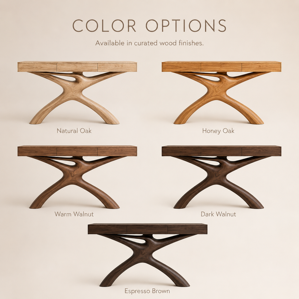 Vale Sculptural Entry Console Table - Design 319 - product image 09
