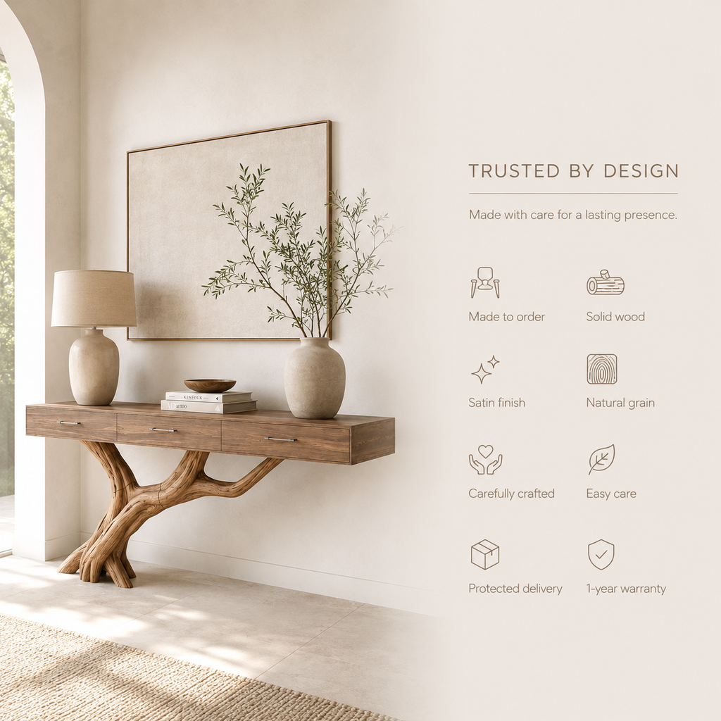 Celine Warm Modern Console Table - Design 321 - product image 09