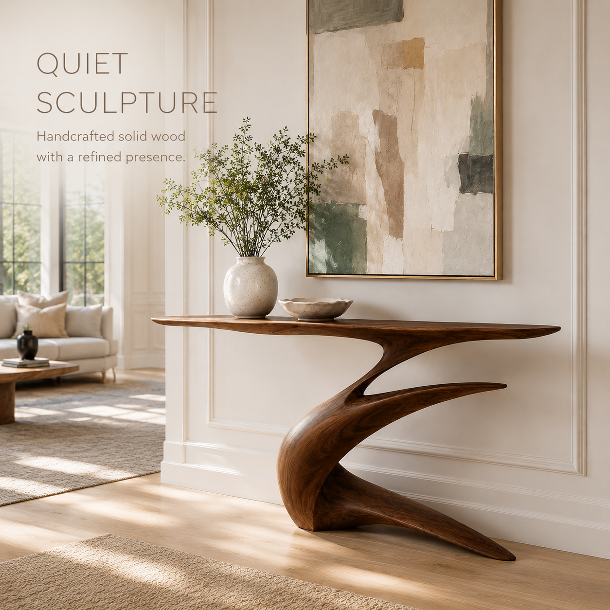 Aurelle Sculptural Console Table - Design 324 - product image 02
