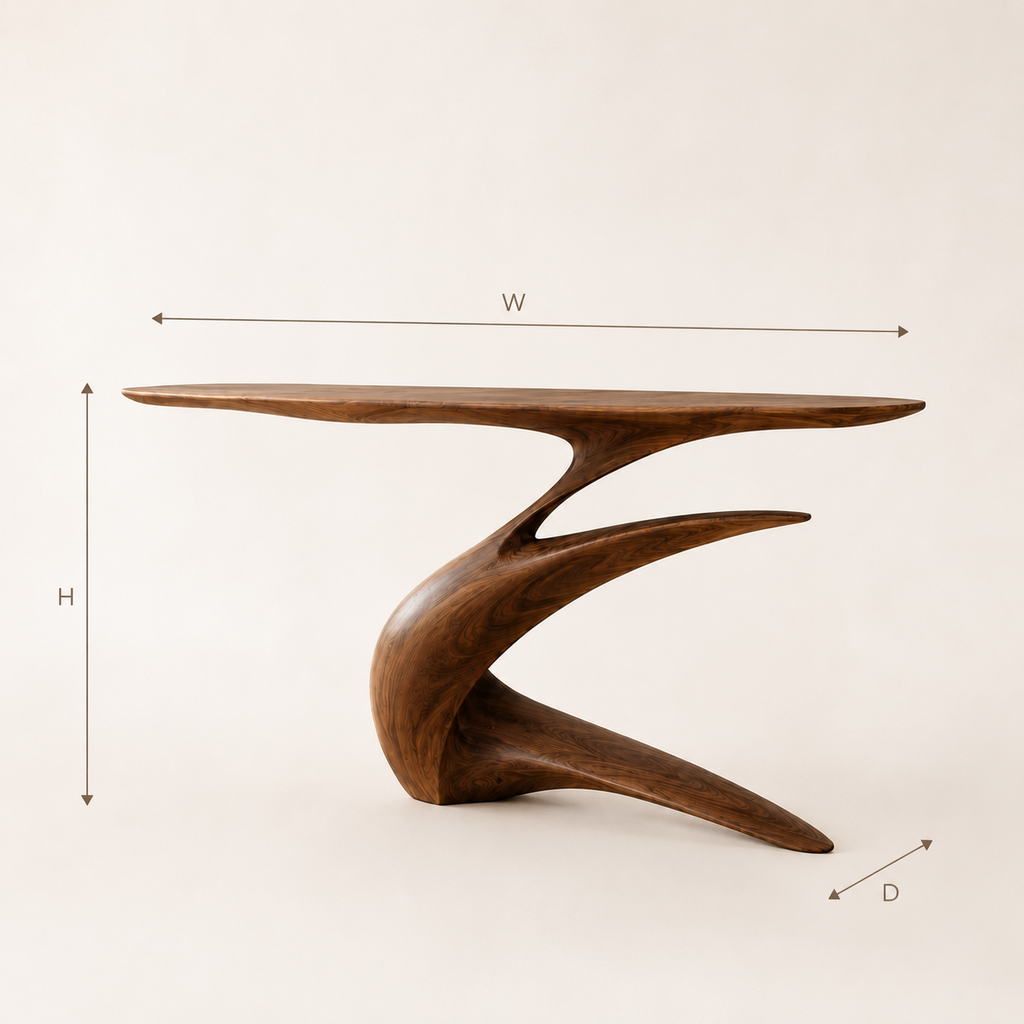 Aurelle Sculptural Console Table - Design 324 - product image 06